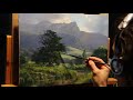 How to paint LANDSCAPES with DEPTH - Atmospheric PERSPECTIVE!