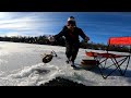 Ice fishing for Adirondack Lake Trout! (day 1)