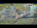 Javelin Missile Hit a Russian T-80BV Tank along with its crew in the Donetsk region!