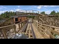 Bobcat POV Six Flags Great Escape ALL NEW 2024 Gravity Group Wooden coaster