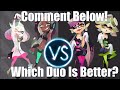 Pearl and Marina vs Callie and Marie MASH UP - Splatoon Music (OST)