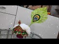 peacock feather origami on Janmashtami, Jai Shree Krishna!! 🥰🙏