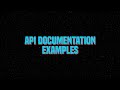 API Documentation and Why it Matters