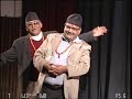 Manoj Gajurel and Sitaram Katel 'Dhurmus' with their mimicry of Prachanda and KP Oli