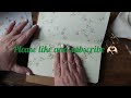 Drawing and Coloring Flowers for Your Journal (calming, no talking video)