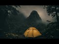 Night Rainforest Solo: Yellow Flowers | Yoga, Cold Vibes, Deep Sleep, Relieve Anxiety and Chill Vibe