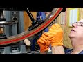 Diresta Bandsaw Restoration 26: Installing Bottom Wheel and Upper Rubber Tire