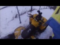 canam renegade fooling around in the snow 2wd