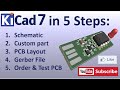 KiCAD 7 PCB Layout in 5 steps