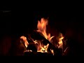 Cozy Fire Ambience Crackling Fire Sounds🔥12 hrs Crackling Fireplace  Noises & Dark Screen for Sleep