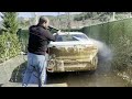 2 YEARS UNWASHED CAR ! Wash the Dirtiest Renault Taliant