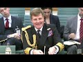 First Sea Lord gives evidence to Commons committee about Royal Navy readiness levels