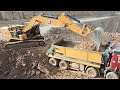 Work on site of excavator cat 336