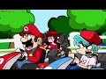FNF': Mario's Madness V2 - Race Traitors (Old vs New) (race mario v1 vs v2 comparison)
