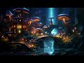 Find Peace Fall Asleep With The Enchanted Mushroom Forest and Ocean Waves | Relaxing Magical Music