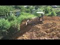 Huge Sewer Drain Pipe Filling Using MITSUBISHI Dozer, CAT Excavator, HYUNDAI NISSAN Truck5T Working