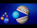 Dirty or Clean Planets | Funny Planet comparison Game | 8 Planets sizes