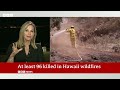 Hawaii wildfires: Before and after footage shows extend of damage - BBC News