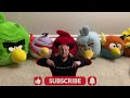 angry birds plush unboxing: space red plush