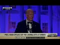 President Biden Jokes About Trump And Stormy Daniels At The White House Correspondents Dinner
