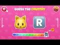 Guess the COUNTRY by Emoji? 🌎 Emoji Quiz | Pup Quiz