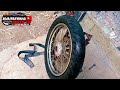 HONDA XR 150 FRONT AND REAR TIRE CONVERT TO TUBELESS