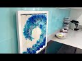How to TRANSFORM Fluid Art into AMAZING 3d Abstract Art ✂️ Cutting Up Painings ✂️ acrylic paint pour