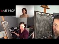Charcoal Portrait Drawing, RISD Art Professor Demo Step by Step for Beginners