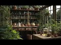 Spring at the Cottage: Greenhouse/Botany Ambiance with Soft Bird Sounds | 1 Hour Relaxation