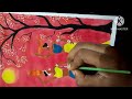 Trible Women Painting for beginners 😃 #shortsvideo #viralvideo #arcylicpainting #tribalart