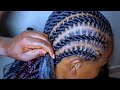 Learn how to: Flat twist cornrows/ stitched flat twist or Spirals