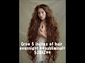 Grow 5 Inches Of Hair OVERNIGHT !!100% GUARANTEED!! **affirmations + 528hZ frequency**