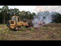 Burning The Brush Piles On The New Farm