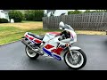 1989 Yamaha fzr1000 back to its original glory