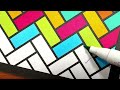 Color Therapy//OH SO SATISFYING COLORING [PART 5] Marker Sounds😴🎨 ‼️#64‼️