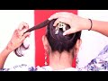 Gorgeous self bun hairstyle with claw clip | very easy juda hairstyle for long medium hair