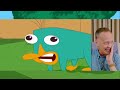 Phineas and Ferb | Voice Actors & Songs | Behind the Scenes | Side By Side Comparison