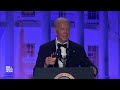WATCH: Biden delivers remarks at 2024 White House Correspondents' Dinner