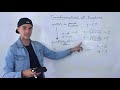 MCR3U (Grade 11 Functions) - Transformations of Functions Overview