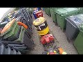 #POV 🇩🇰Danish Garbage Man Loading pallets with barrels into Scania P250