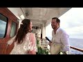 Our Wedding Day At Sea 💍 Brogan & Benji Lever ❤️