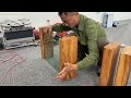 Prohibited Areas of Mr Van // Amazing Skills Woodworking Make Your Own Rack for Audio Equipment
