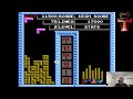 It's a Rollercoaster to Reach 261 Lines in Tengen Tetris!