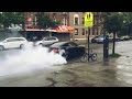 Mustang GT Burnout On NYC Street In the Rain