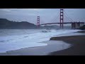Morning Ocean Wave Sounds at Baker Beach, San Francisco, California for Sleep and Study | ASMR