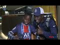 What a dream for Saliou with the Paris Saint-Germain players! 
