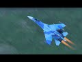 SU-27 Flanker Takes On 2 F-16 Vipers | DCS World