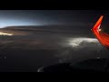 Lightning storm from an airplane ⚡️southwest 737