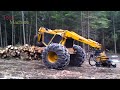 Extreme Dangerous Tree Tractor Fails, Awesome Wood Skidder Transport Control Working