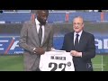 Así fue la presentación de Rüdiger en el Real Madrid.